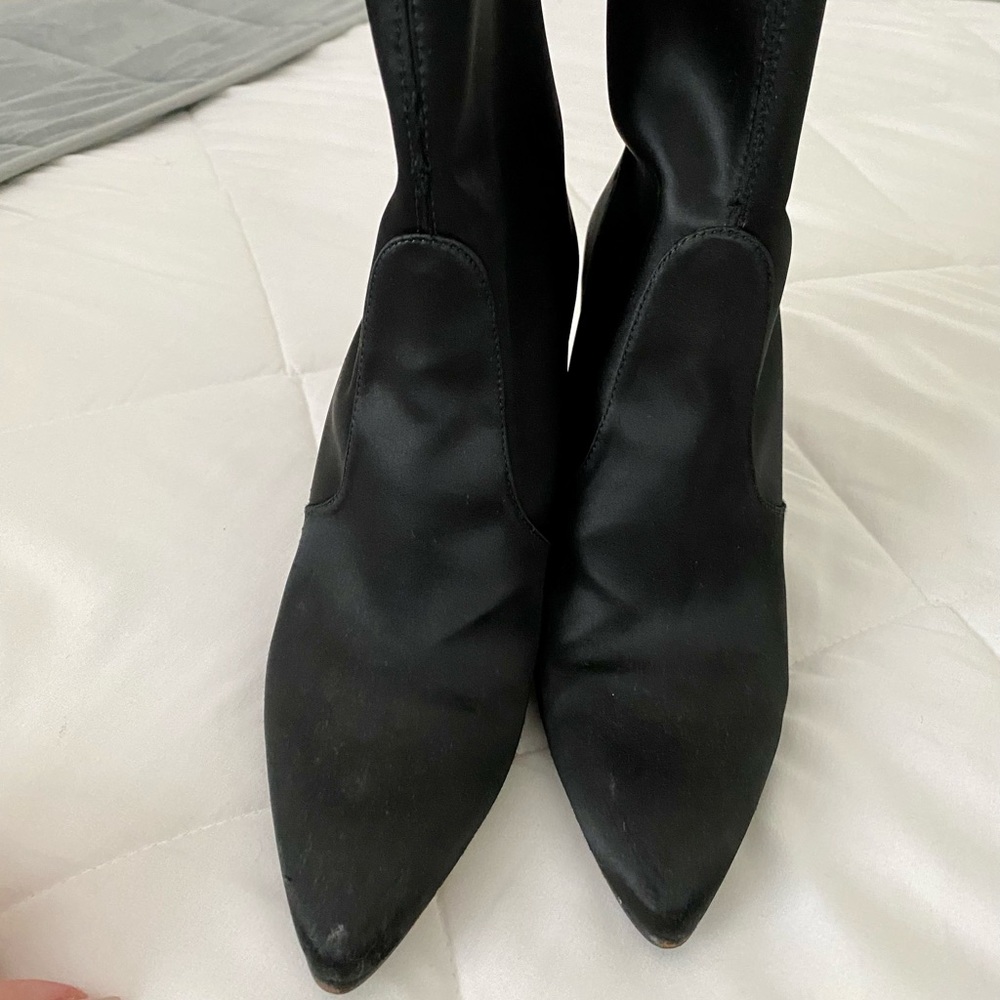 Stuart weitzman Sock Booties black/ Comfy heel - Picture 5 of 12